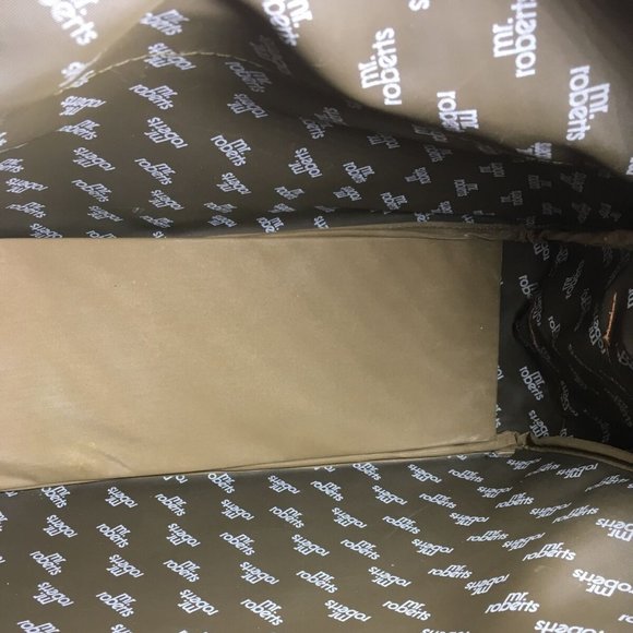 Mr Roberts RARE Vtg Olive Green CarryOn Travel Bag - Picture 3 of 12